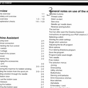 Pfaff Creative 2140 owners manual PDF digital download