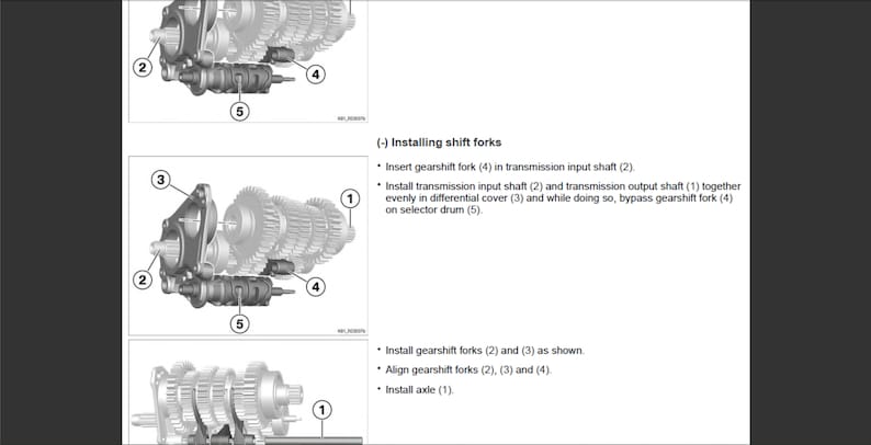 BMW F 750 GS K80 Workshop Service Manual PDF digital download image 4