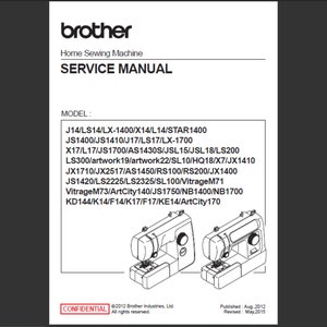 Brother Art City 170 owners manual PDF digital download