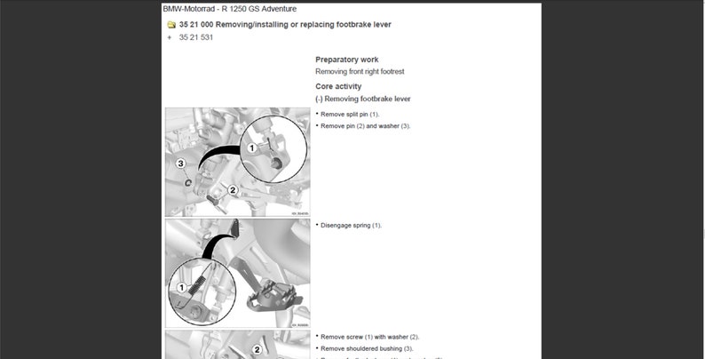 BMW R 1250 GS ADVENTURE K51 11 Workshop Service Manual image 8