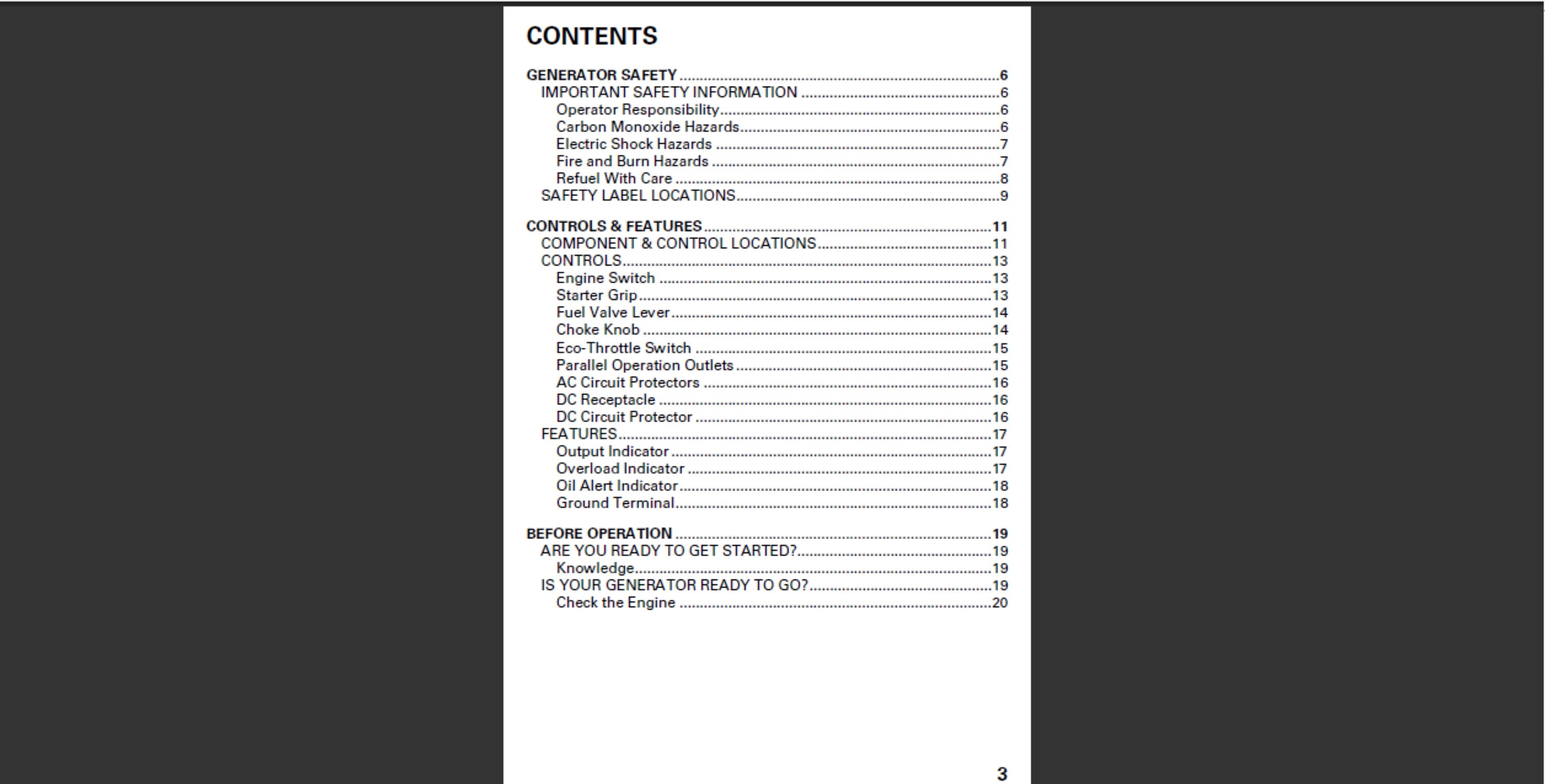 Honda Eu3000is Generator Owner Manual PDF Digital Download Etsy