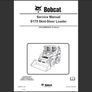Bobcat S175 Minicargadora Manual de servicio de taller PDF descarga digital
