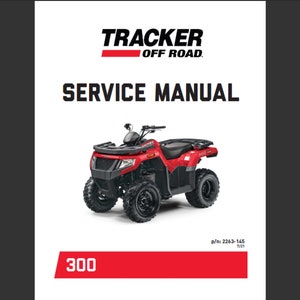 2022 Tracker Off Road 300 Repair workshop service manual pdf Digital Download