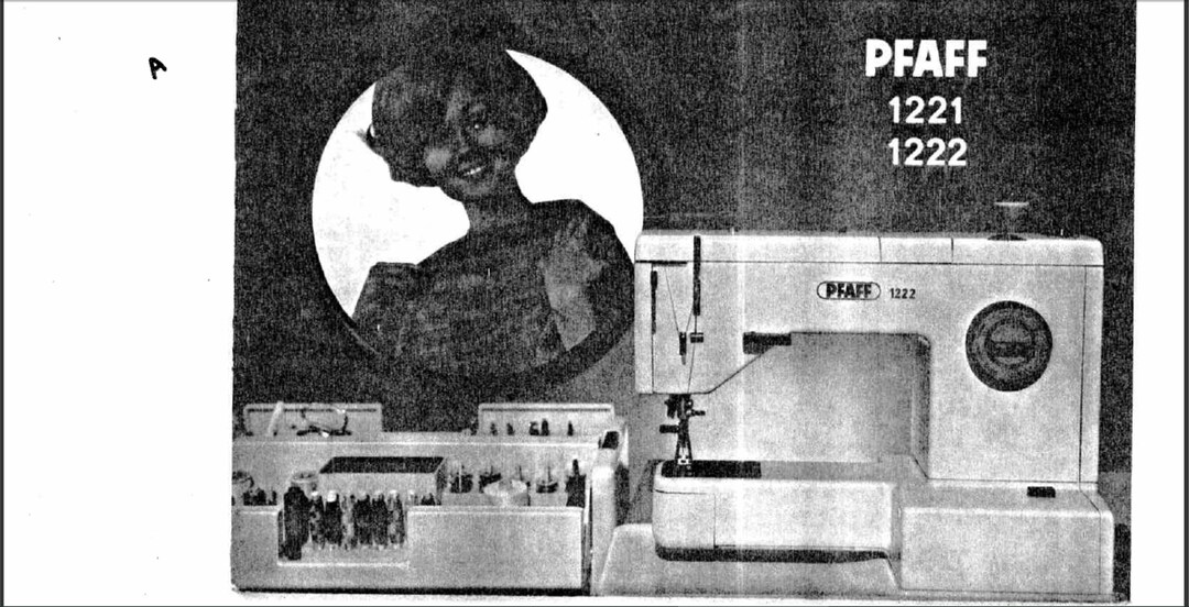 Pfaff 1221 and Pfaff 1222 Owners Manual PDF Digital Download Etsy