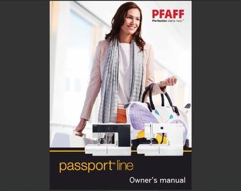 Pfaff Passport 2.0 and 3.0 owners manual PDF digital download