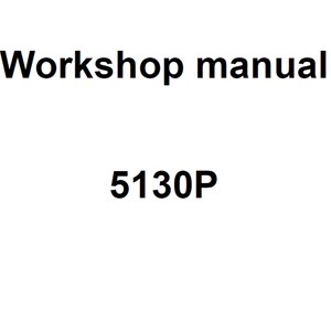 Deutz Fahr 5130P Tractor Workshop Service Manual pdf digital download