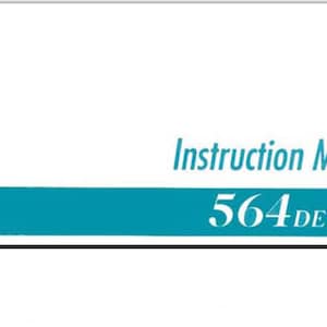 Riccar 564DE Serger owners manual PDF digital download