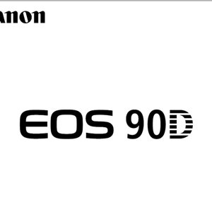 Canon EOS 90D user owners manual PDF digital download