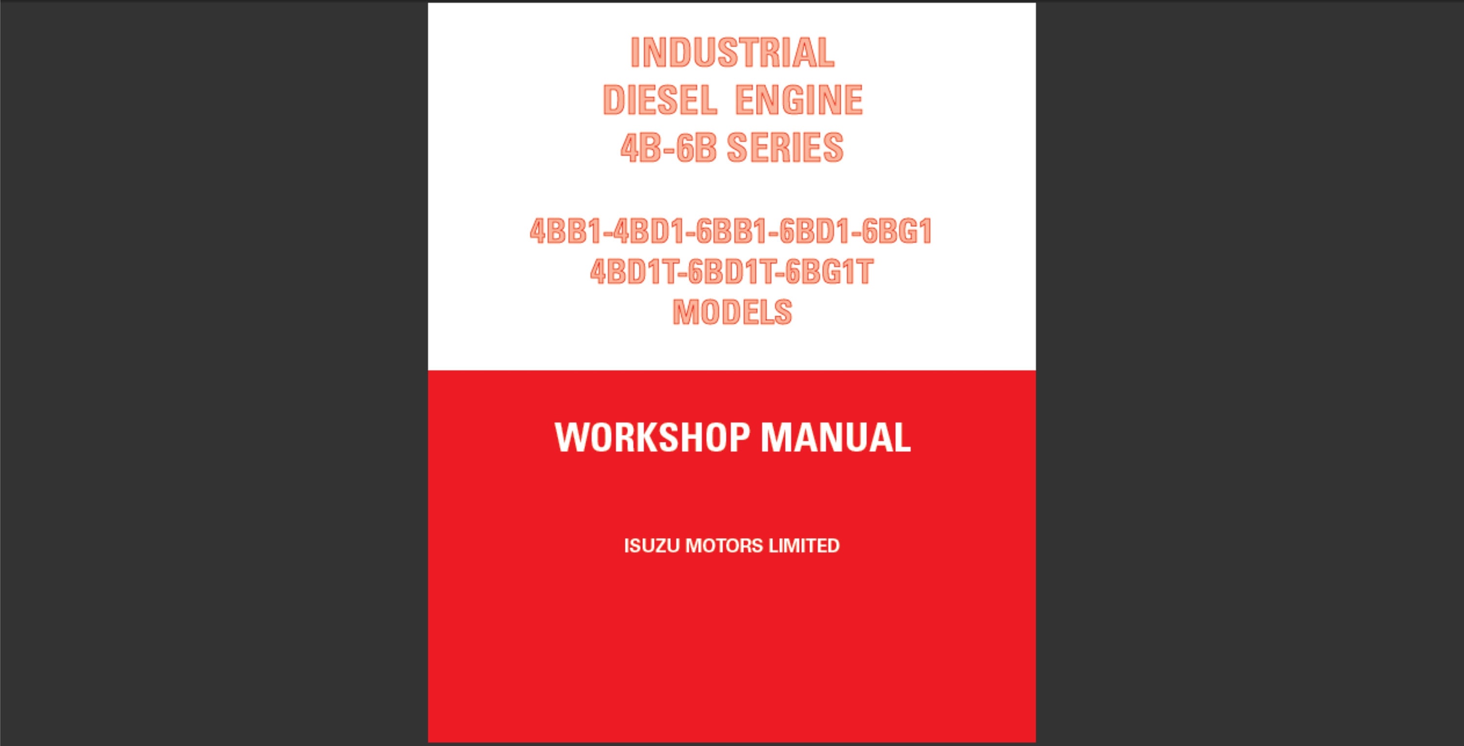 いすゞ自動車 サービスマニュアル 4冊セット ISUZU WORKSHOP MANUALS for JAPANESE CARS and TRUCKS and BUSES