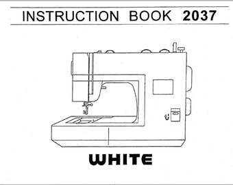 White 2037 Owners Manual PDF Digital Download -  Australia