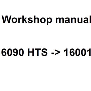 Deutz Fahr 6090 HTS 16001 Tier 4i Tractor Workshop Service Manual pdf digital download