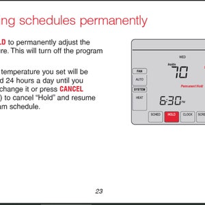 Honeywell Vision PRO TH8320 Wi-fi Touchscreen Programmable Thermostat