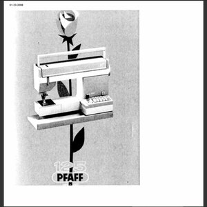 Pfaff 125 owners manual PDF digital download