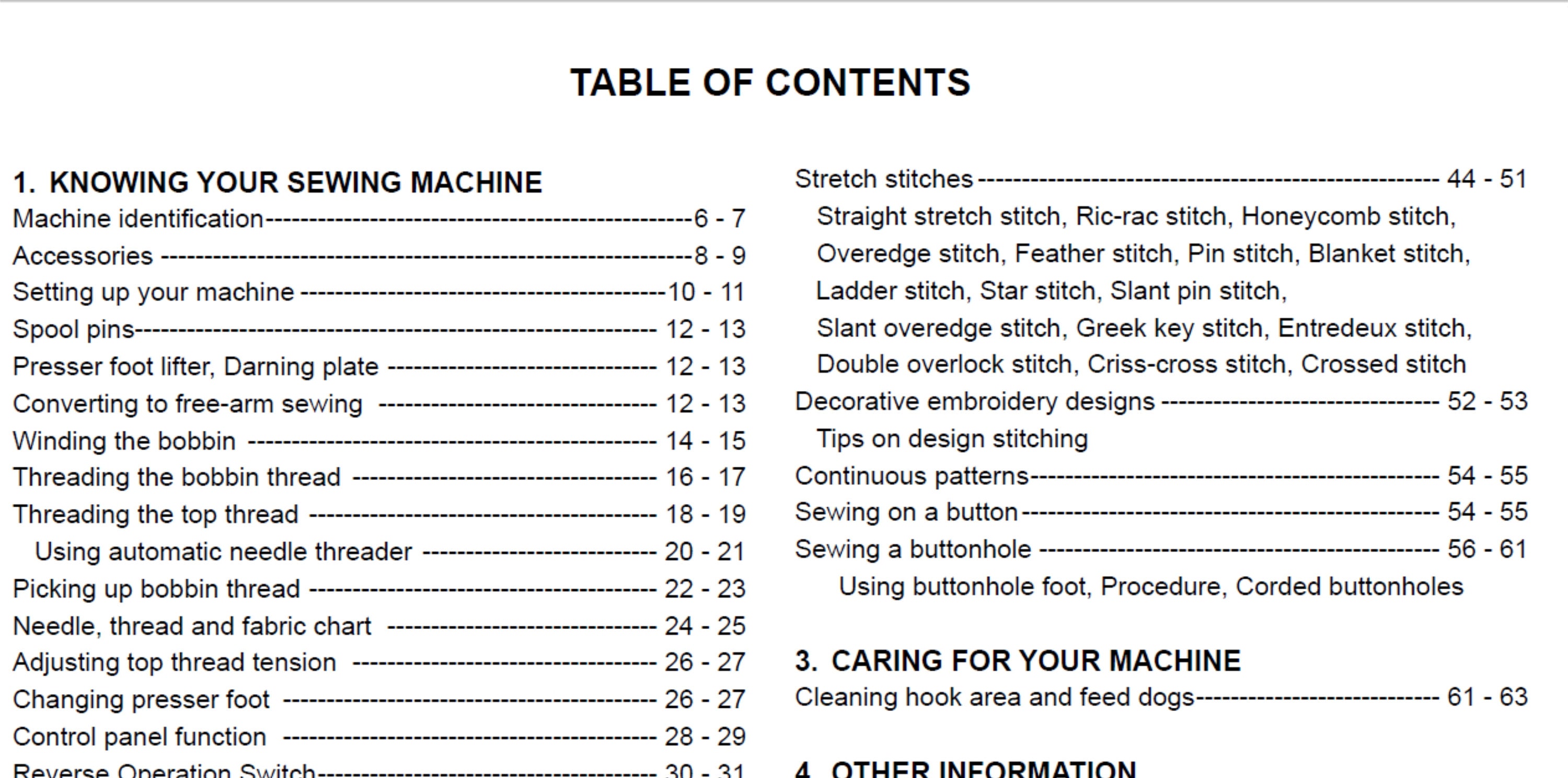 Singer Advance 7422 Owners Manual PDF Digital Download Etsy