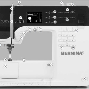 Bernina 330 Bernina 350 and Bernina 380 owners manual PDF digital download