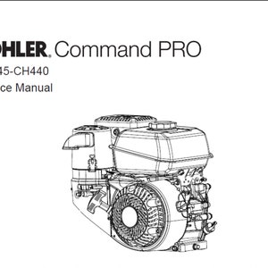 Kohler Command PRO CH245 and CH440 engine workshop service manual pdf