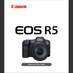 Canon EOS R5 user owners manual PDF digital download