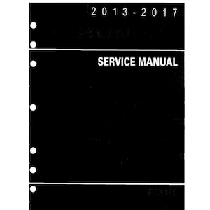 2013 2017 Honda PCX150 Workshop Service Manual PDF digital download