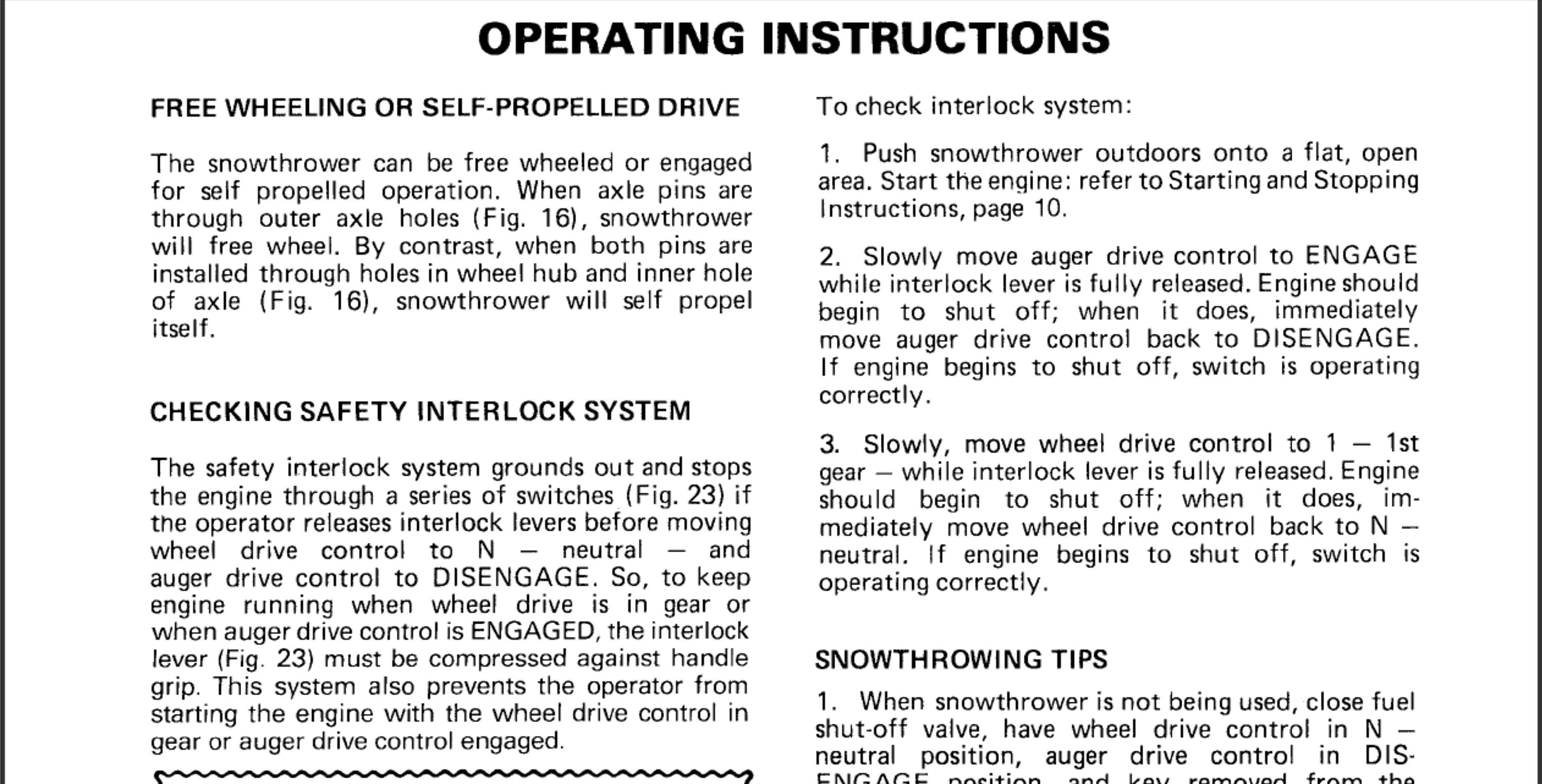 Toro 624 and Toro 824 Snowblower Snow Thrower Owners Manual PDF Digital