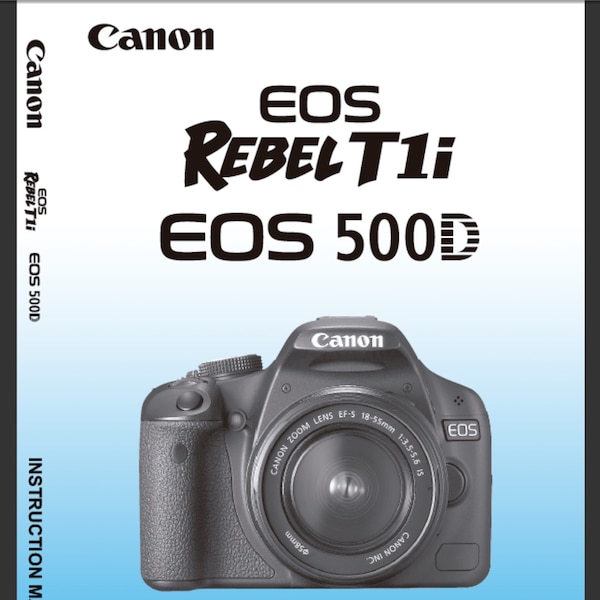 Canon Rebel T3i Eos Manual Etsy