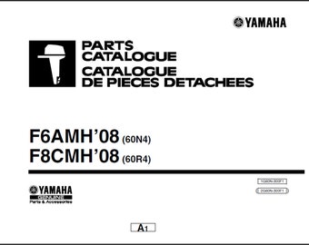Yamaha 2008 F6AMH (60N4) und F8CMH (60R4) Marine-Außenbord-Ersatzteilliste, Handbuch, Katalog, PDF, digitaler Download 8