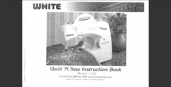 White 1730 Owners Manual PDF Digital Download - Etsy