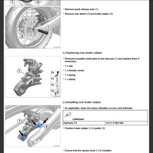 Manuel d'entretien d'atelier BMW F 850 GS K81 à téléchargement numérique PDF image 8