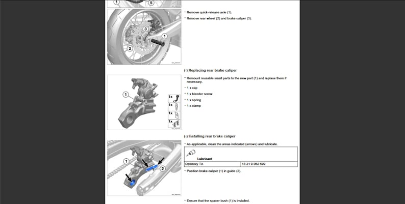Manuel d'entretien d'atelier BMW F 850 GS K81 à téléchargement numérique PDF image 8