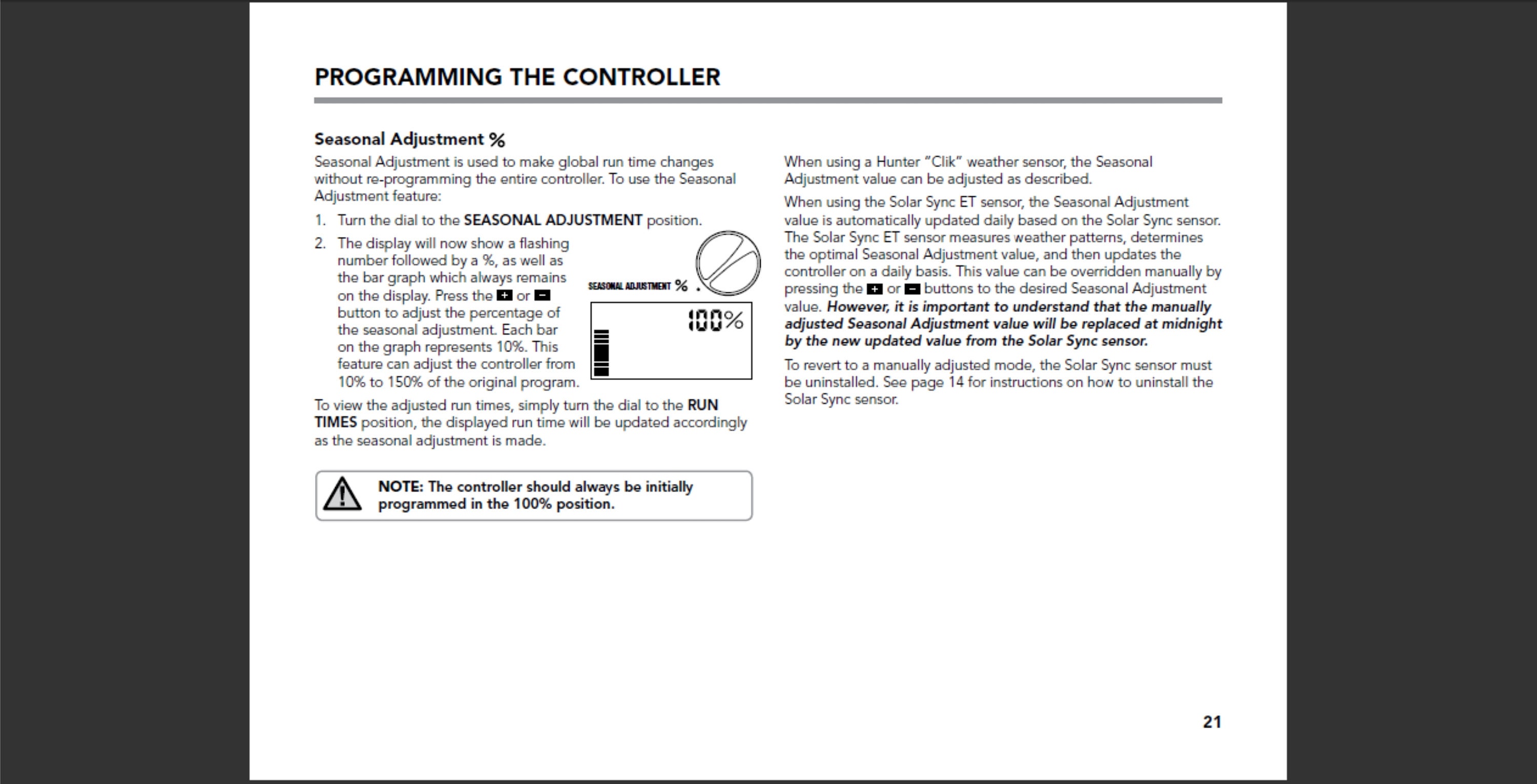 Hunter Xcore Owners Manual and Programming Instructions PDF Digital
