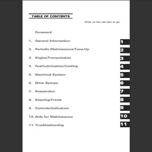 Arctic Cat 250-modellen ATV-werkplaatsservicehandleiding uit 2006 pdf