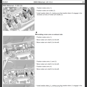 Manuel d'entretien d'atelier BMW F 850 GS K81 à téléchargement numérique PDF image 6