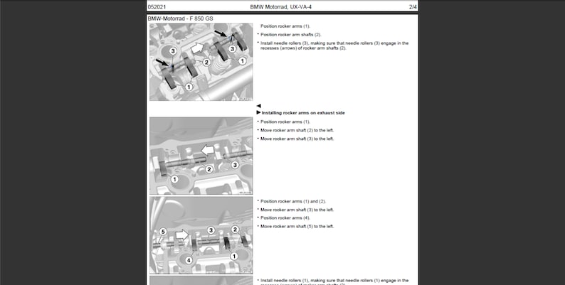 Manuel d'entretien d'atelier BMW F 850 GS K81 à téléchargement numérique PDF image 6