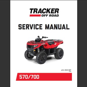 2021 Tracker Off Road 570 and 700 Repair workshop service manual pdf Digital Download