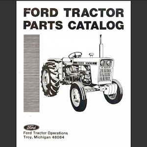 Ford 5000 Tractor spare parts manual catalog PDF digital download