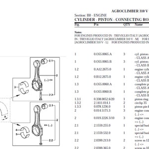 Deutz Fahr Agroclimber 310 V C-N-M-L -2001 TIER 3 Spare Parts Manual Catalog pdf digital download