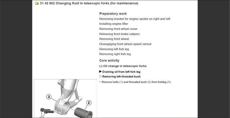 BMW S 1000 RR K67 Workshop Service Manual PDF digital download image 8
