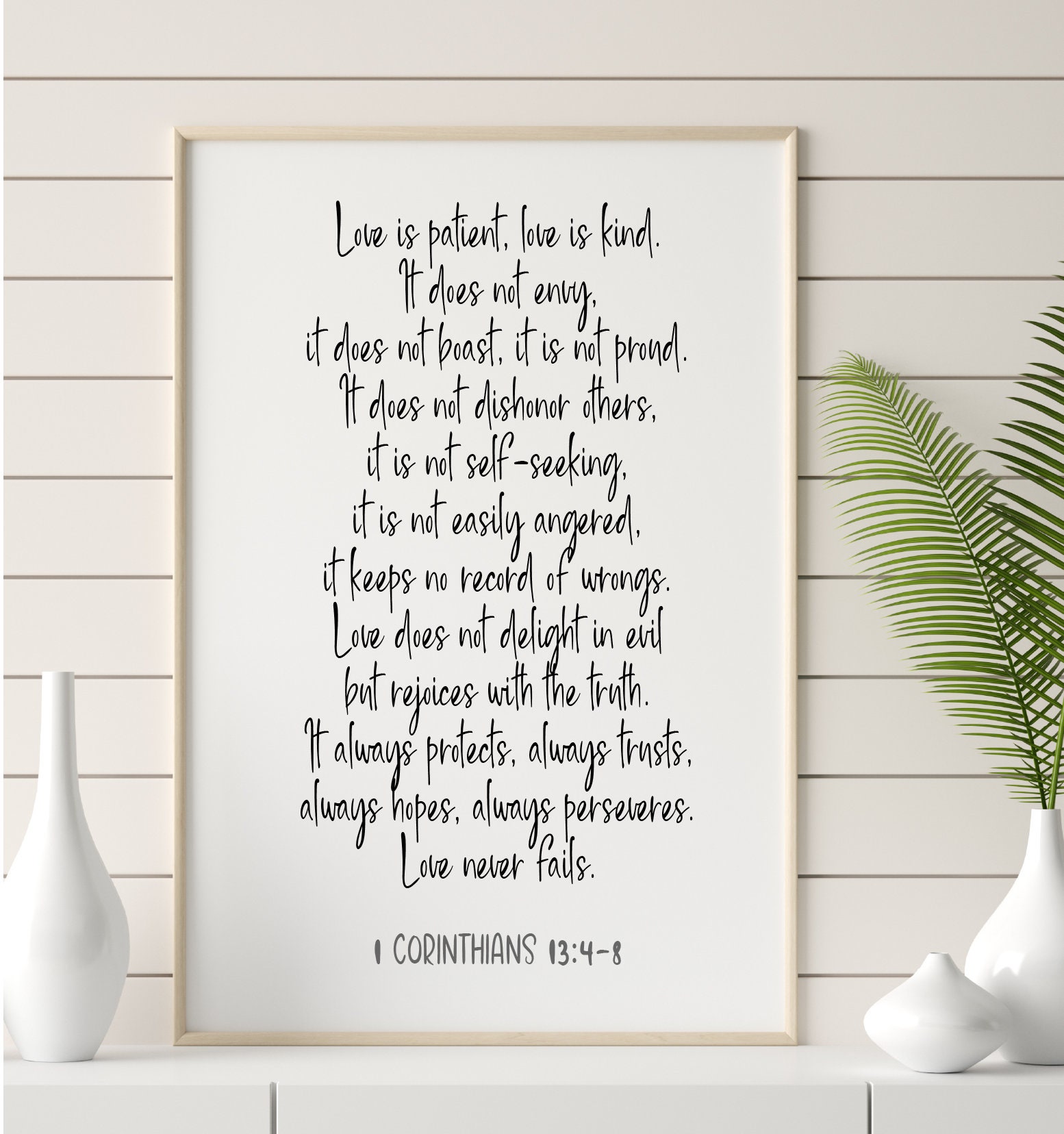Love is Patient Love is Kind Love Never Fails 1 Corinthians 13:4-8 ...