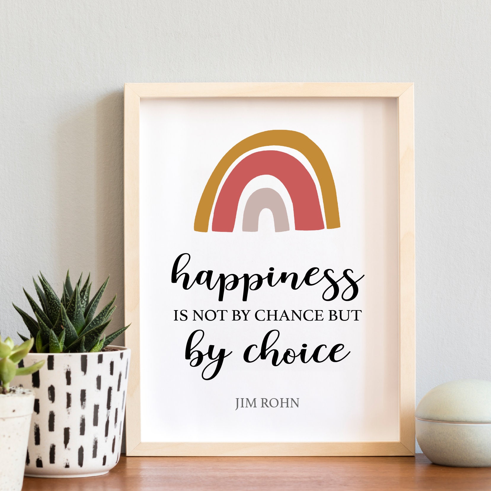 Happiness is not by chance; it is by choice