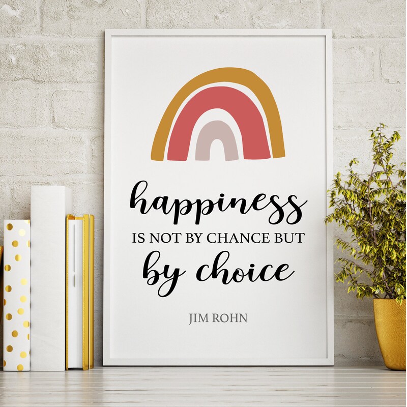 Jim Rohn Choice Quote Jim Rohn Quote - Etsy
