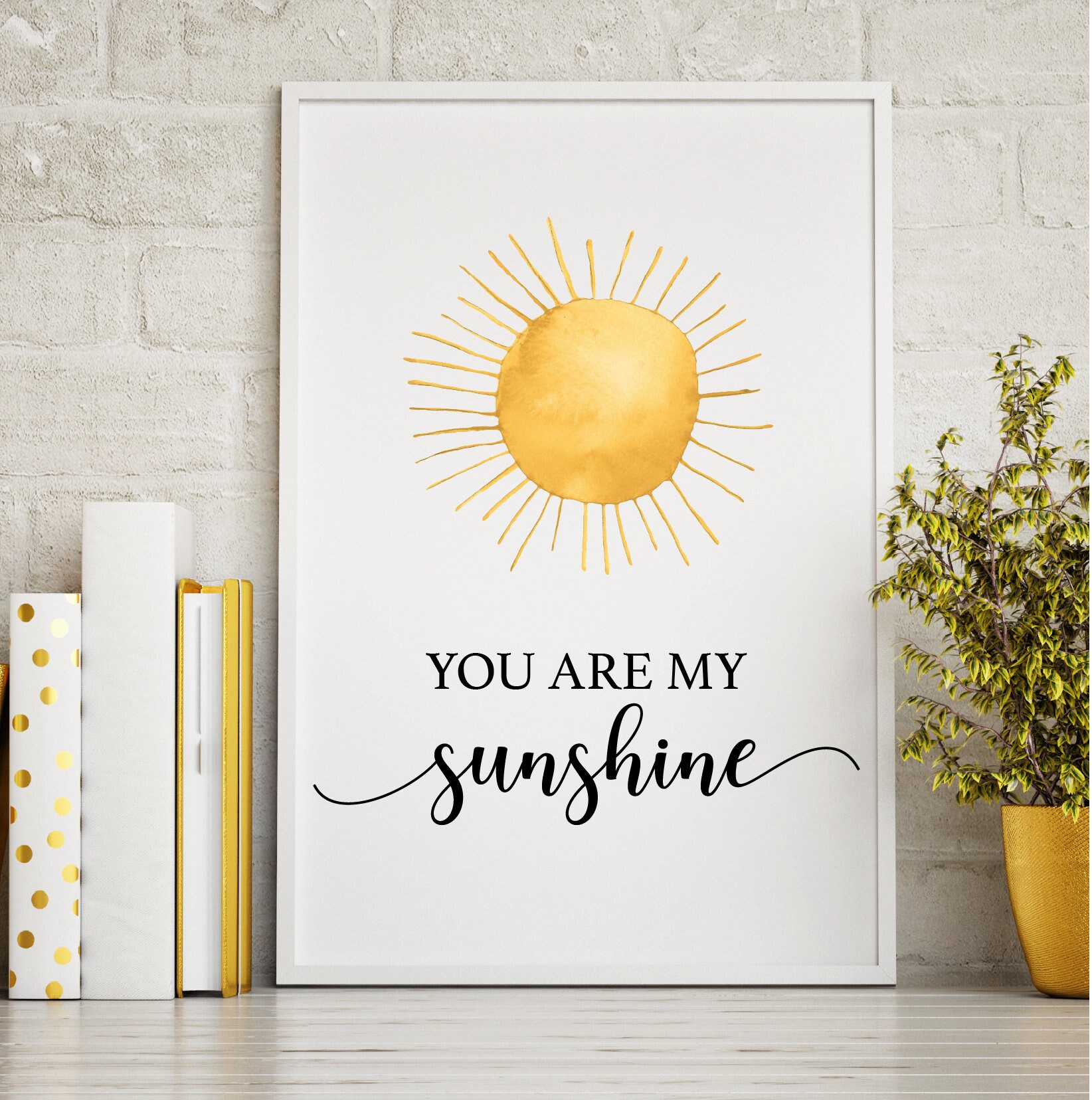 You Are My Sunshine Wall Art