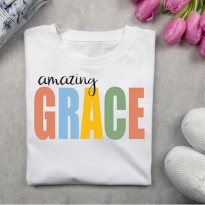 Christian PNG, Amazing Grace, Easter png Bible Verse png, Religious png, Faith, Christian png, Sublimation Design, PNG File