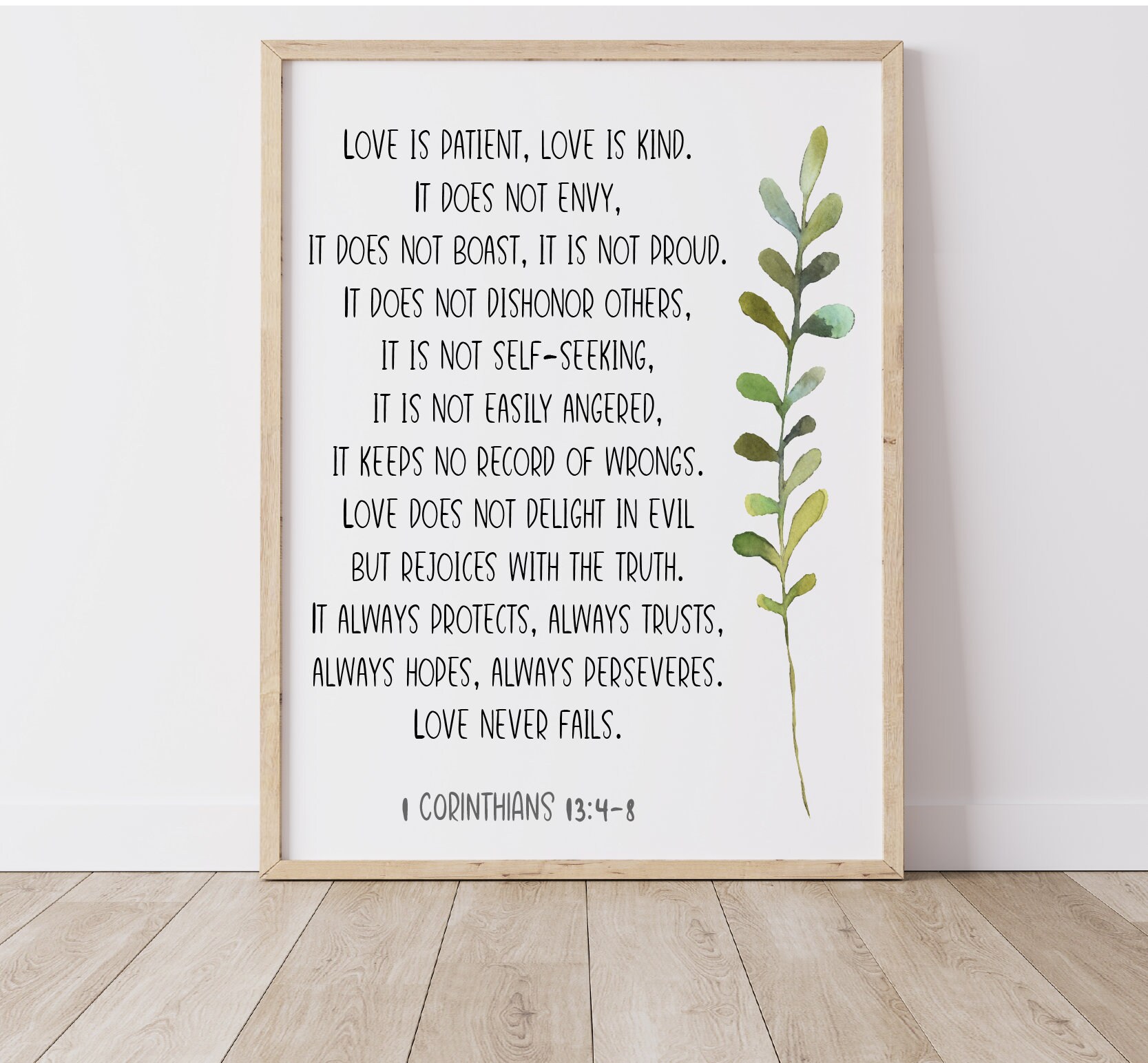 Love is Patient Love is Kind Love Never Fails 1 Corinthians 13:4,7 ...