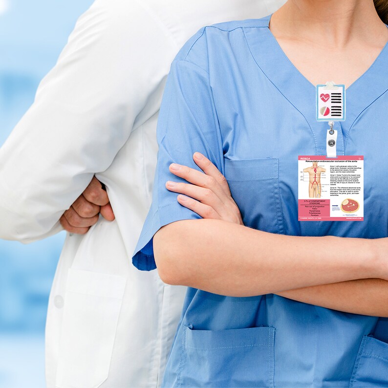 Our REBOA badge buddy is perfect for new trauma nurses.