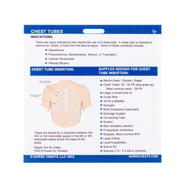 Chest Tube Badge