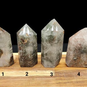 Stumpy Garden Quartz Tower clear Quartz Tower Clear Crystal Tower (Rough cut)