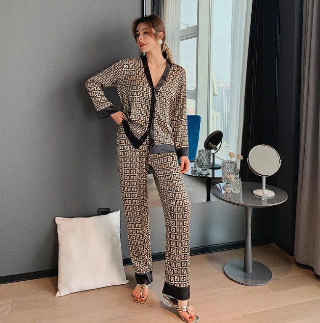 Lv pajamas  Pajamas women, Lounge wear, Lv fashion