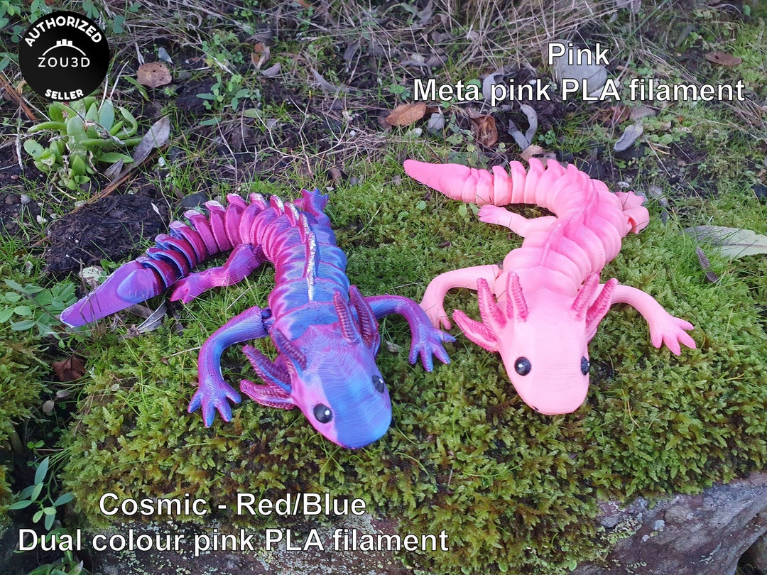 Axolotl Focal Beads Silicone Purple Salamander Anime | 12 pk Bulk Wholesale  for Freshie String Hangers Beadable Pen Assorted Set Badge Clip