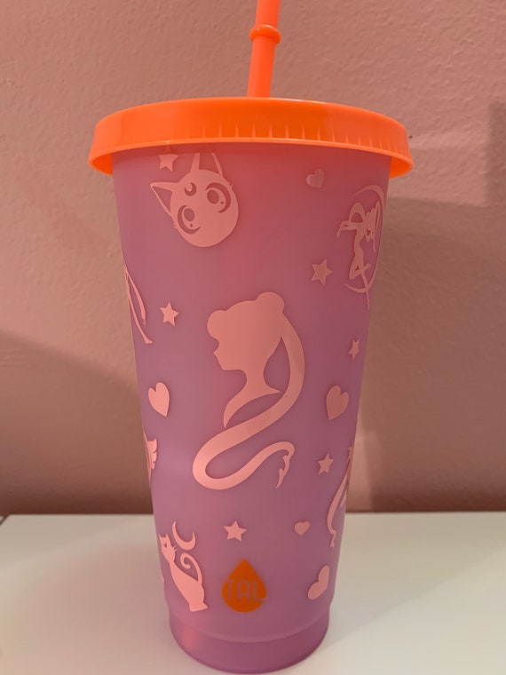 Sailor Moon Color Changing Cup With Permanent Vinyl - Etsy