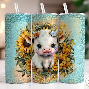 Cow Print Tumbler Wrap PNG, 20 oz Tumbler Sublimation Designs, Western Tumbler PNG, Digital Download, PNG Files for Sublimation,Retro Design