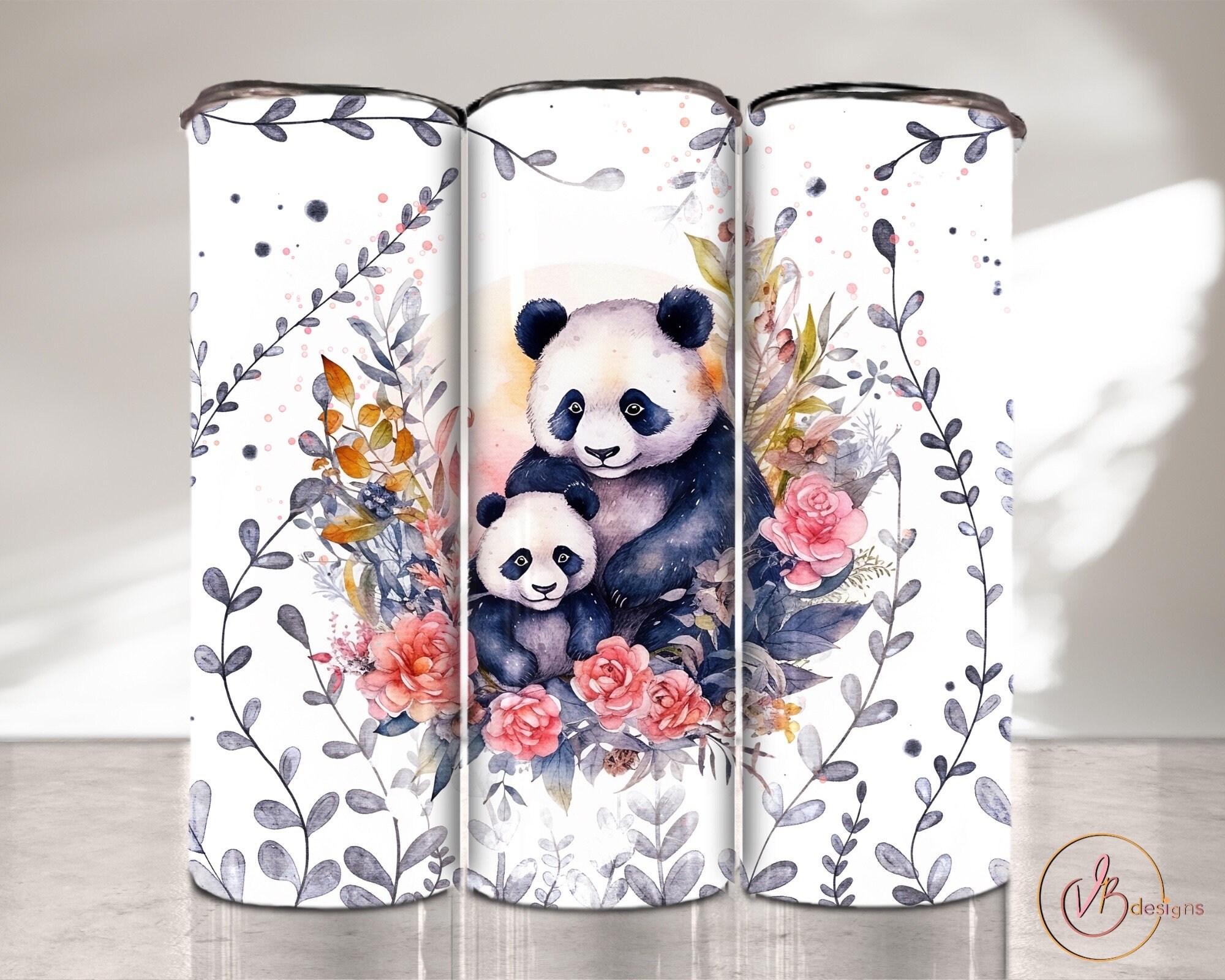 Tumbler - Panda – Art Bubbles Home & Gifts